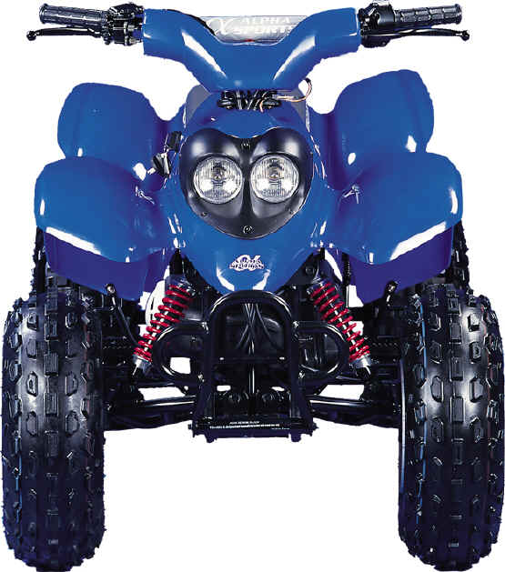 Alpha Sports mini atv's for for kids ages six and up. Model LG90 ATV
