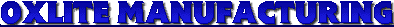 Oxlite Manufacturing